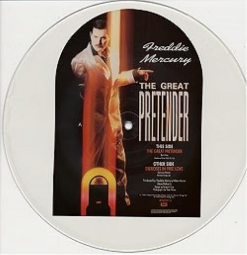 Freddie Mercury The Great Pretender uncut picture disc (vinyl) UK MERUNTH174620
