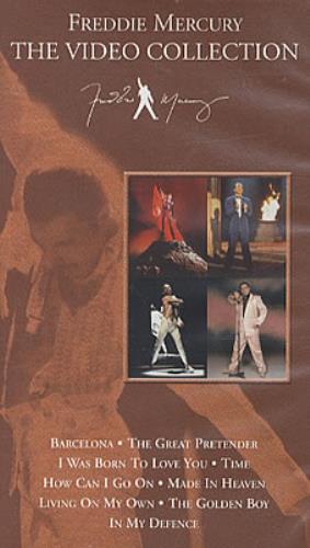 Freddie Mercury The Video Collection video (VHS or PAL or NTSC) UK MERVITH325598