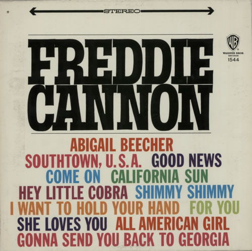 Freddy Cannon Freddie Cannon vinyl LP album (LP record) US FDCLPFR616652
