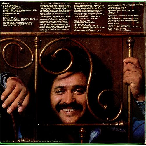 Freddy Fender Are You Ready For Freddy vinyl LP album (LP record) US FFDLPAR418375