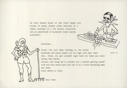 Freddy Fresh Yew'r A Sissy 2 10" vinyl single (10 inch record) UK FW510YE855167