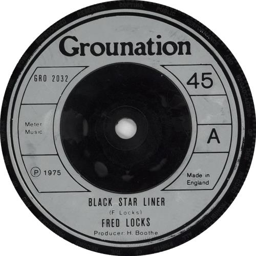 Fred Locks - Black Star Liner (VULCAN) UK盤オリジナルLP ポスター付き Fred Locks \u2013 Black Star Liner \u2013 Vinyl (Silver Injection Labels