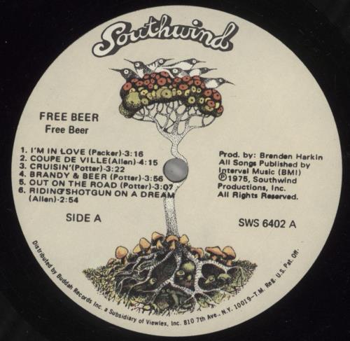 Free Beer Free Beer vinyl LP album (LP record) US QWFLPFR875168