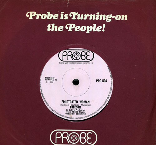 Freedom (60s) Frustrated Woman 7" vinyl single (7 inch record / 45) UK FRD07FR569682