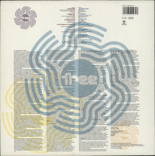 Free All Right Now vinyl LP album (LP record) UK FRELPAL321858