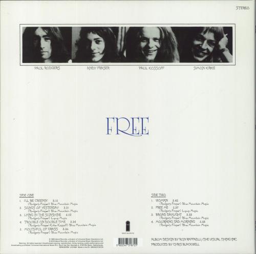 Free Free - 180gm vinyl LP album (LP record) UK FRELPFR825701
