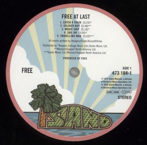 Free Free At Last vinyl LP album (LP record) UK FRELPFR876276