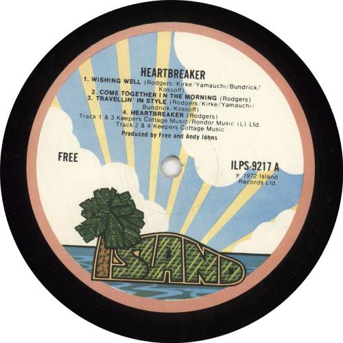 Free Heartbreaker - 1st - Stickered vinyl LP album (LP record) UK FRELPHE597845
