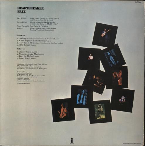 Free Heartbreaker - Blue label + Inner vinyl LP album (LP record) UK FRELPHE851073