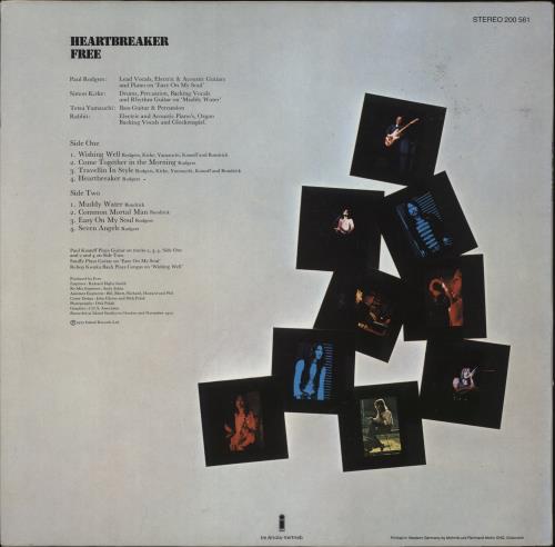 Free Heartbreaker vinyl LP album (LP record) German FRELPHE892704
