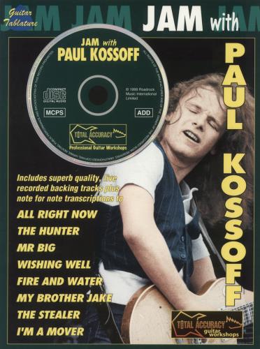 Free Jam With Paul Kossoff + CD book UK FREBKJA876637