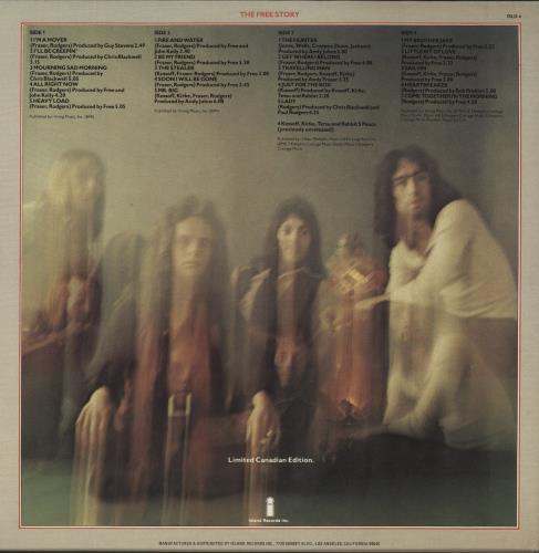 Free The Free Story 2-LP vinyl record set (Double LP Album) Canadian FRE2LTH346753