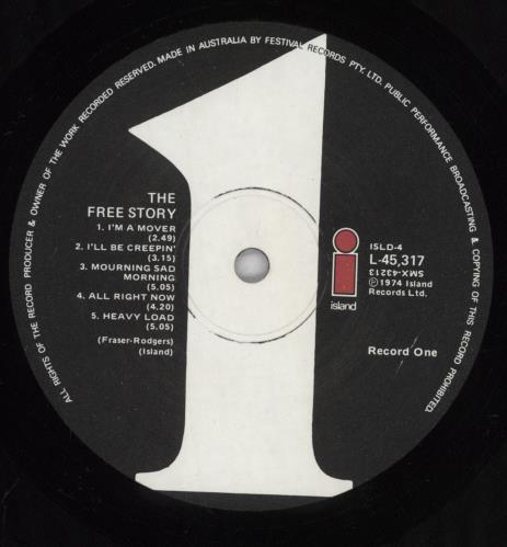 Free The Free Story 2-LP vinyl record set (Double LP Album) Australian FRE2LTH828876