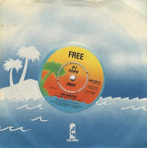 Free The Hunter 7" vinyl single (7 inch record / 45) UK FRE07TH442902