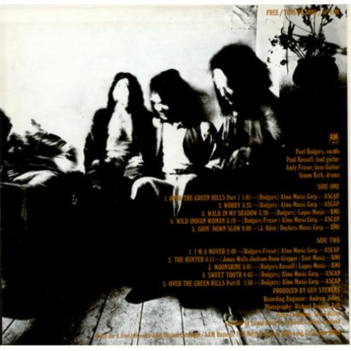 Free Tons Of Sobs - Tan Label vinyl LP album (LP record) US FRELPTO95065