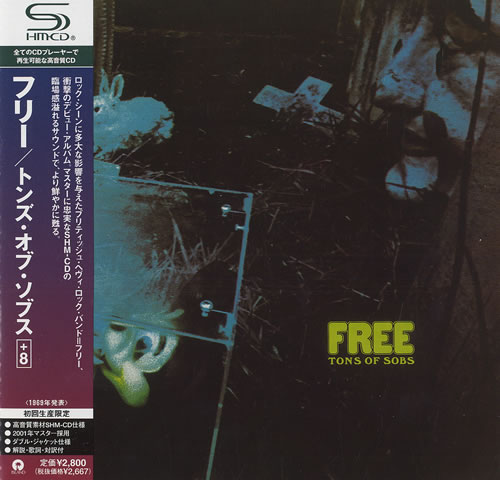Free Tons Of Sobs SHM CD Japanese FREHMTO449322