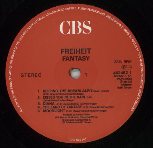 Freiheit Fantasy vinyl LP album (LP record) UK FRHLPFA564994
