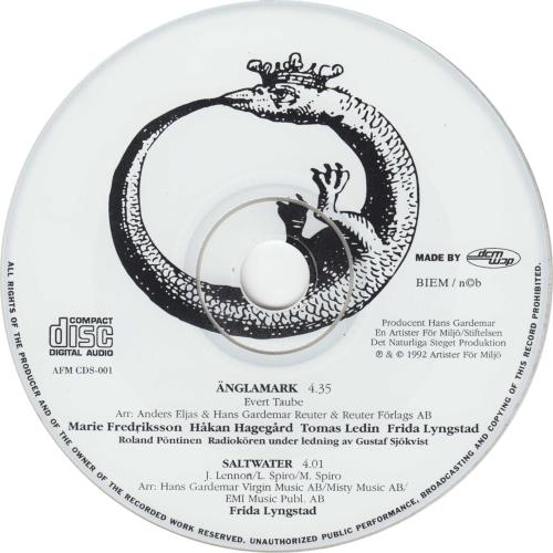 Frida Anglamark CD single (CD5 / 5") Swedish FRIC5AN697566