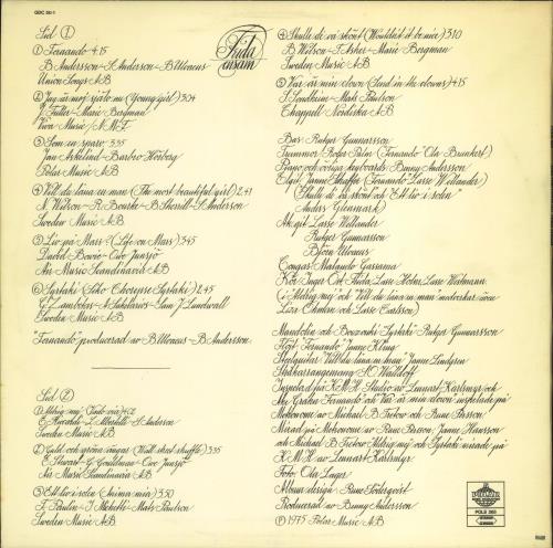 Frida Frida Ensam - 2nd vinyl LP album (LP record) Swedish FRILPFR772786