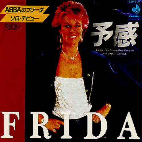 Frida I Know There's Something Going On 7" vinyl single (7 inch record / 45) Japanese FRI07IK130900