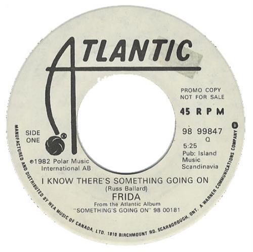 Frida I Know There's Something Going On 7" vinyl single (7 inch record / 45) Canadian FRI07IK171872