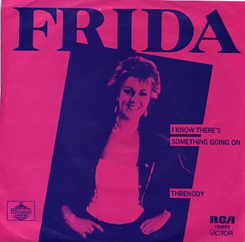 Frida I Know There's Something Going On 7" vinyl single (7 inch record / 45) Australian FRI07IK310037