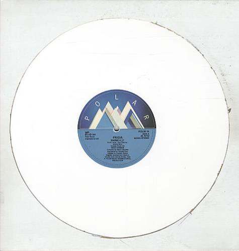 Frida Shine - White Vinyl 12" vinyl single (12 inch record / Maxi-single) Swedish FRI12SH05826