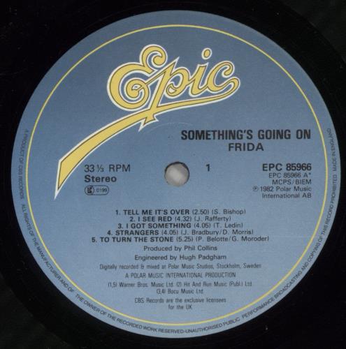 Frida Something's Going On - Shrink vinyl LP album (LP record) UK FRILPSO877060