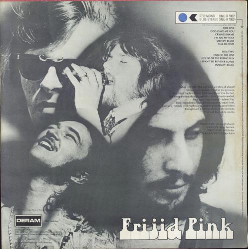 Frijid Pink Frijid Pink vinyl LP album (LP record) UK IJDLPFR792939