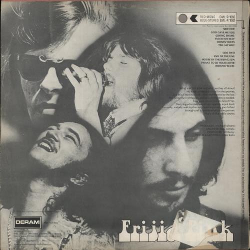 Frijid Pink Frijid Pink vinyl LP album (LP record) UK IJDLPFR862249