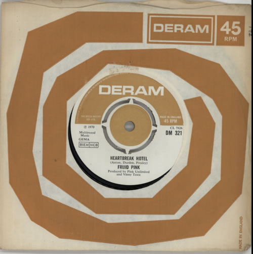 Frijid Pink Heartbreak Hotel 7" vinyl single (7 inch record / 45) UK IJD07HE569321