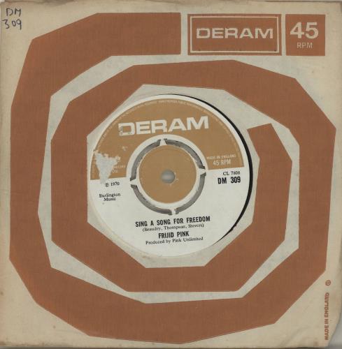 Frijid Pink Sing A Song For Freedom 7" vinyl single (7 inch record / 45) UK IJD07SI684010