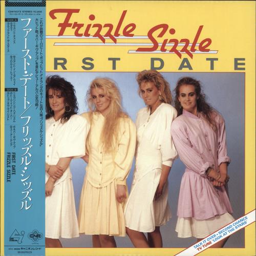 Frizzle Sizzle First Date + Obi vinyl LP album (LP record) Japanese ZTLLPFI719915