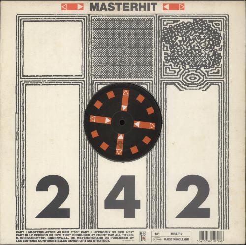 Front 242 Masterhit 12" vinyl single (12 inch record / Maxi-single) Dutch 24212MA394603