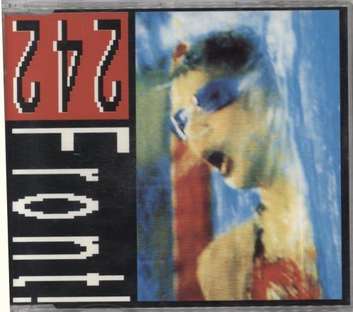 Front 242 Never Stop CD single (CD5 / 5") Austrian 242C5NE121985
