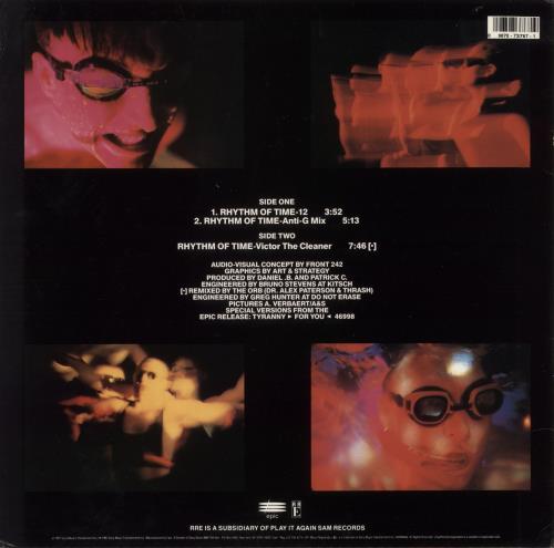 Front 242 Rhythm Of Time 12" vinyl single (12 inch record / Maxi-single) US 24212RH864035