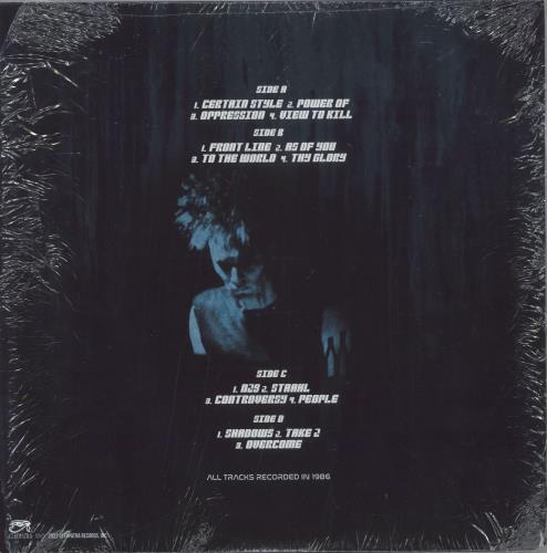 Front Line Assembly Nerve War - Blue & Black Splatter Vinyl 2-LP vinyl record set (Double LP Album) US FRN2LNE837147