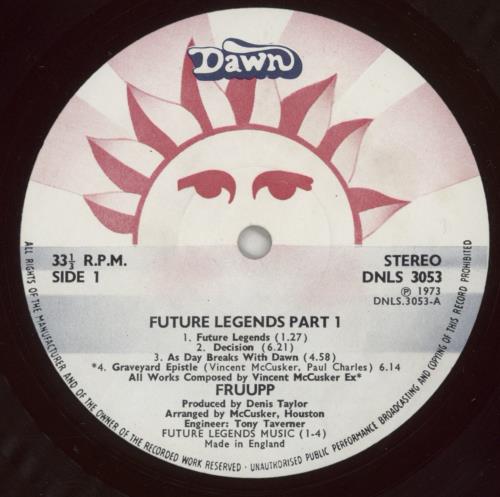 Fruupp Future Legends - 1st - WOS vinyl LP album (LP record) UK FWWLPFU882003