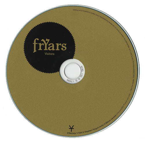 frYars Visitors CD-R acetate UK FDPCRVI466419