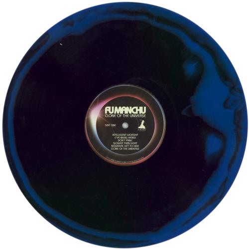 Fu Manchu Clone Of The Universe - Black & Blue Swirl Vinyl vinyl LP album (LP record) US FUMLPCL866838