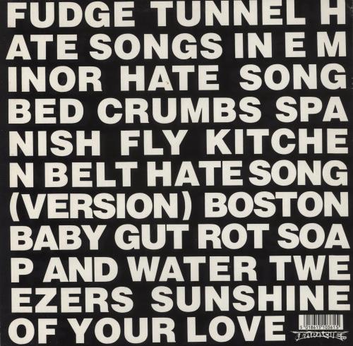 Fudge Tunnel Hate Songs In E Minor + 7" - EX vinyl LP album (LP record) UK FV9LPHA838695