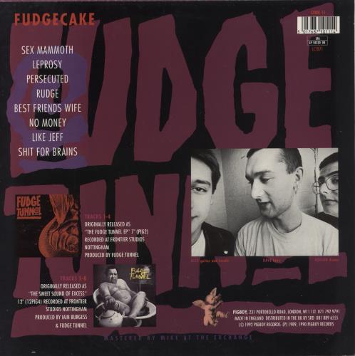 Fudge Tunnel Fudgecake UK vinyl LP album (LP record) (555042)