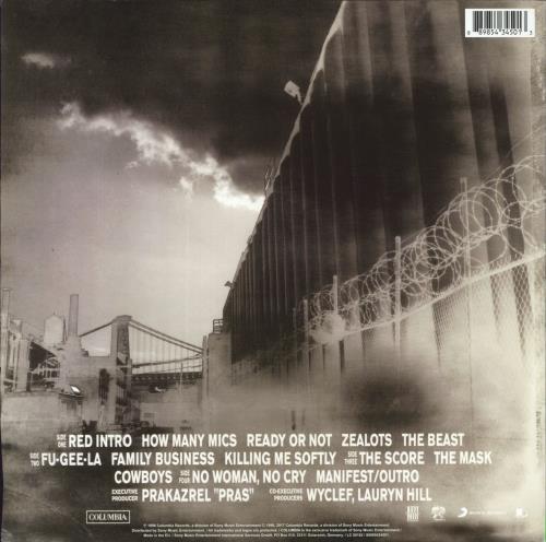 Fugees The Score - 180gm 2-LP vinyl record set (Double LP Album) UK FUG2LTH826155