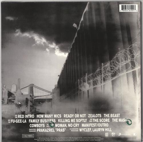 Fugees The Score - 180gram Vinyl - Sealed 2-LP vinyl record set (Double LP Album) UK FUG2LTH736695