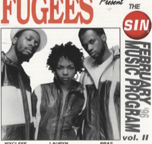 Fugees The Sin February Music Program CD album (CDLP) US FUGCDTH108386
