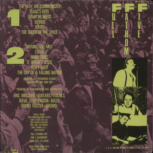 Full Fathom Five The Cry Of A Falling Nation vinyl LP album (LP record) US -2ZLPTH891379
