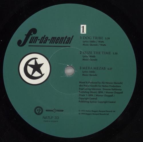 Fun-Da-Mental Seize The Time 2-LP vinyl record set (Double LP Album) UK FCS2LSE858952