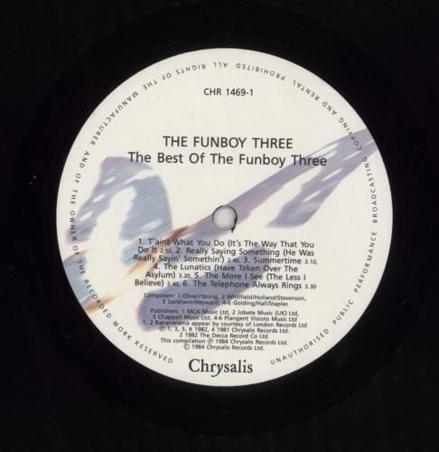 Fun Boy Three The Best Of Fun Boy Three vinyl LP album (LP record) UK FUBLPTH458212
