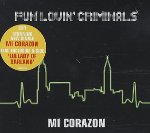 Fun Lovin Criminals Mi Corazon 2-CD single set (Double CD single) UK FLC2SMI330379