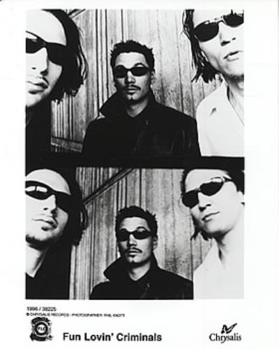 Fun Lovin Criminals Set Of 2 Publicity Photographs photograph UK FLCPHSE312903